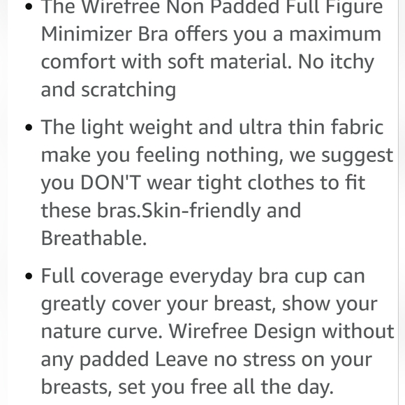 Wingslove Minimizer Wire-Free Bra - Picture 2 of 15